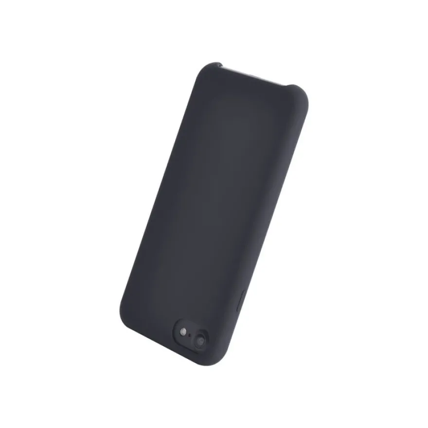 BigBen - Coque de protection pour iPhone 6/6S/7/8/SE - finition soft touch noir
