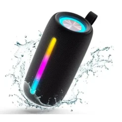 BigBen - Enceinte Vibe lumineuse et étanche - 10W - noir