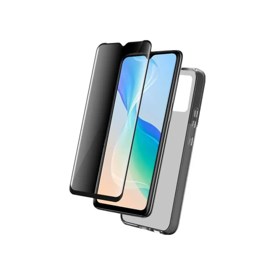 Bigben - Pack verre trempé + coque de protection transprente pour VIVO Y76