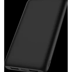 BigBen - Powerbank USB A+A+C / batterie de secours rechargeable pour smartphone - 10000 mAh FastCharge + Cble USB A/USB C - noir WOW