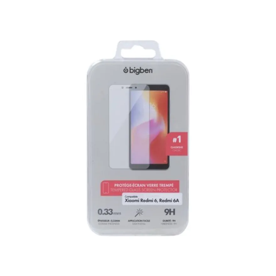 BigBen - protection d'écran - verre trempé pour XIAOMI REDMI 6