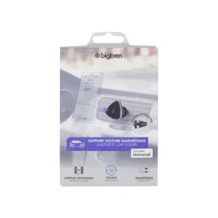 Bigben - support de voiture magnétique pour smartphone avec fixation sur grille aération