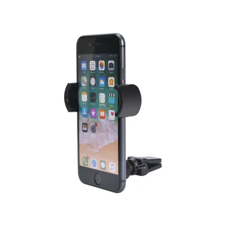 Bigben - support de voiture pour smartphone avec fixation sur grille aération - bras rotatif