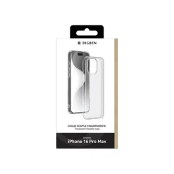 BIGBEN Connected - Coque de protection pour Apple iPhone 16 Pro Max - transparent
