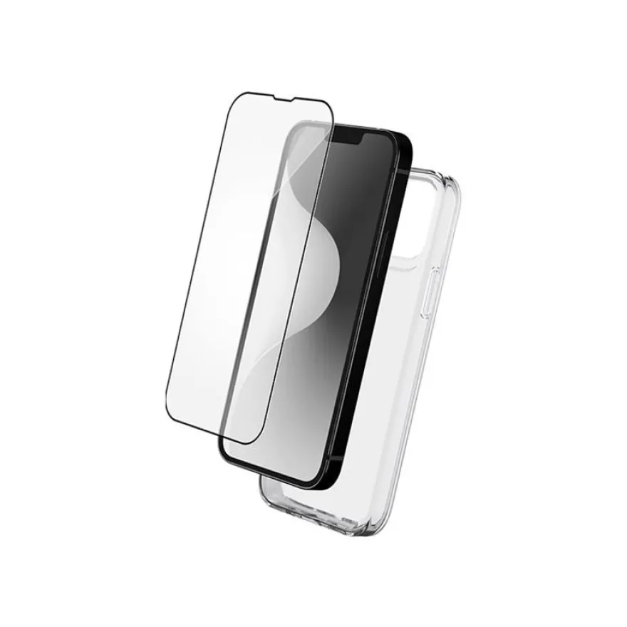 BIGBEN Connected - Coque de protection avec verre trempé - transparent