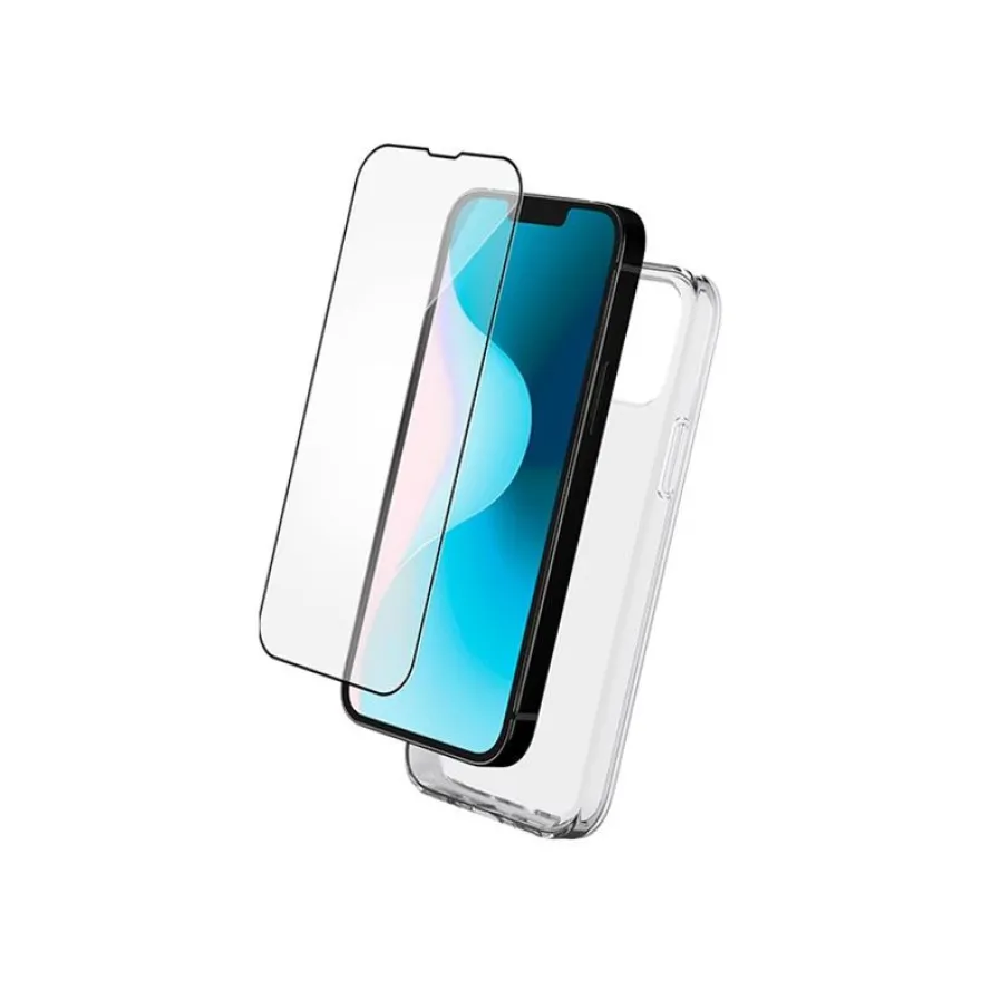 BIGBEN Connected - Coque de protection avec verre trempé - transparent