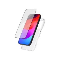 BIGBEN Connected - 2 en 1 - coque de protection avec verre trempé 2,5D pour iPhone 17 Pro - transparent