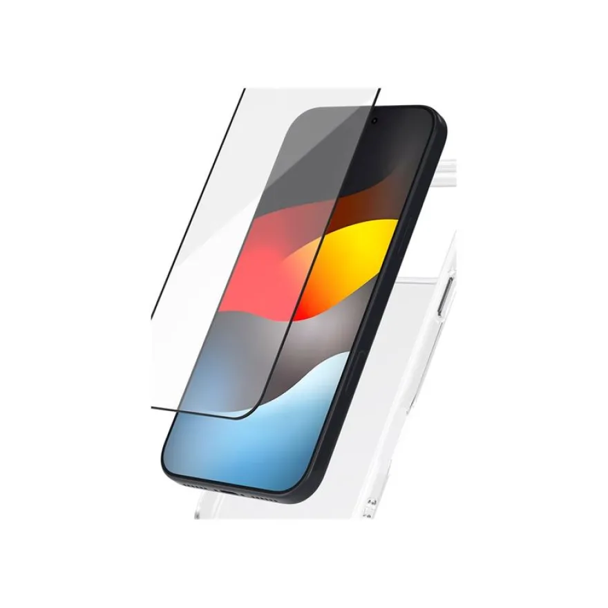 BIGBEN Connected - 2 en 1 - coque de protection avec verre trempé 2,5D pour iPhone 17 Pro Max - transparent