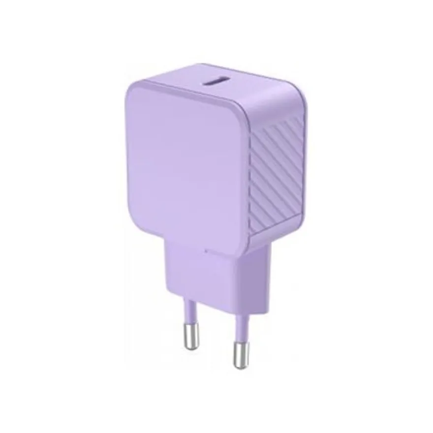 BIGBEN Connected - Adaptateur secteur - USB-C - 20 Watt - violet