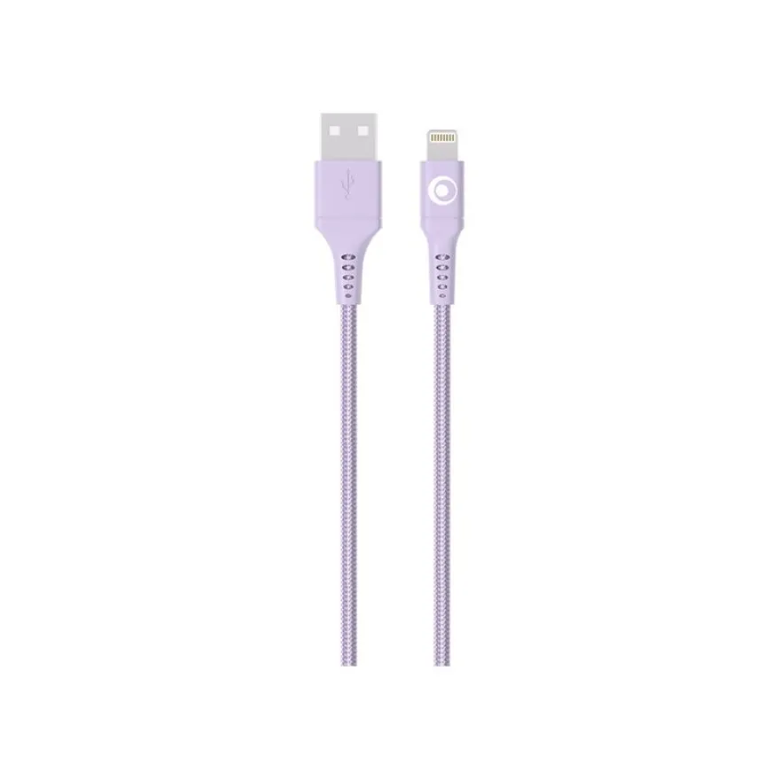 BIGBEN Connected - Câble Lightning - USB mâle pour Lightning mâle - 1.2 m - violet
