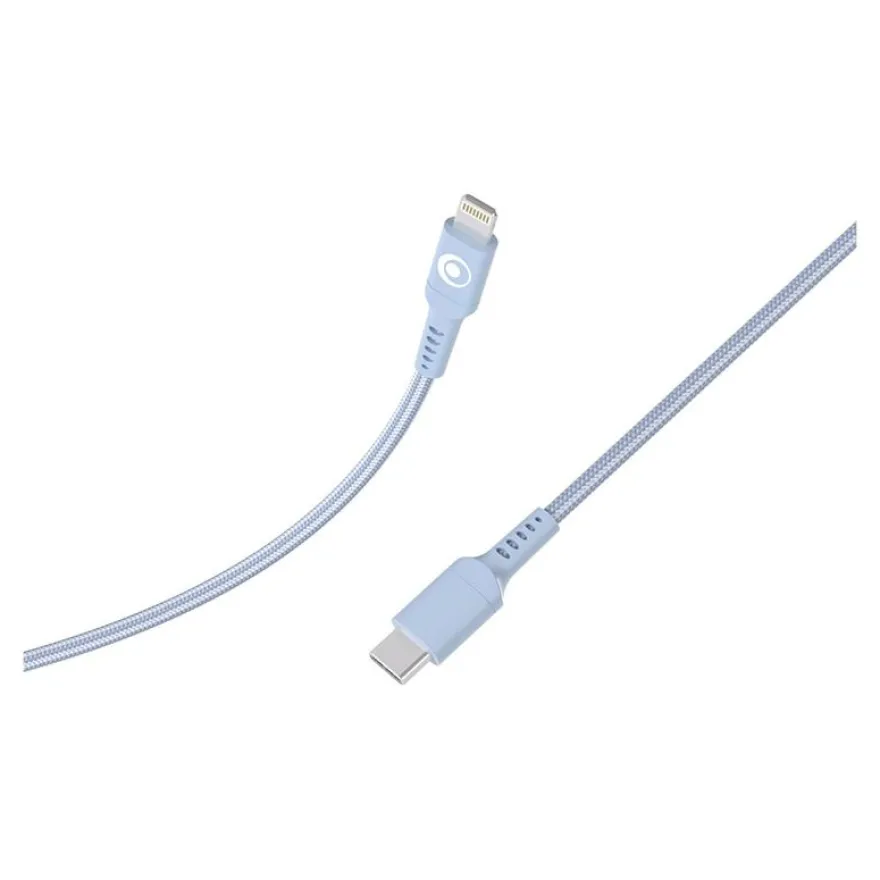 BIGBEN Connected - Câble Lightning - 24 pin USB-C mâle pour Lightning mâle - 1.2 m - bleu