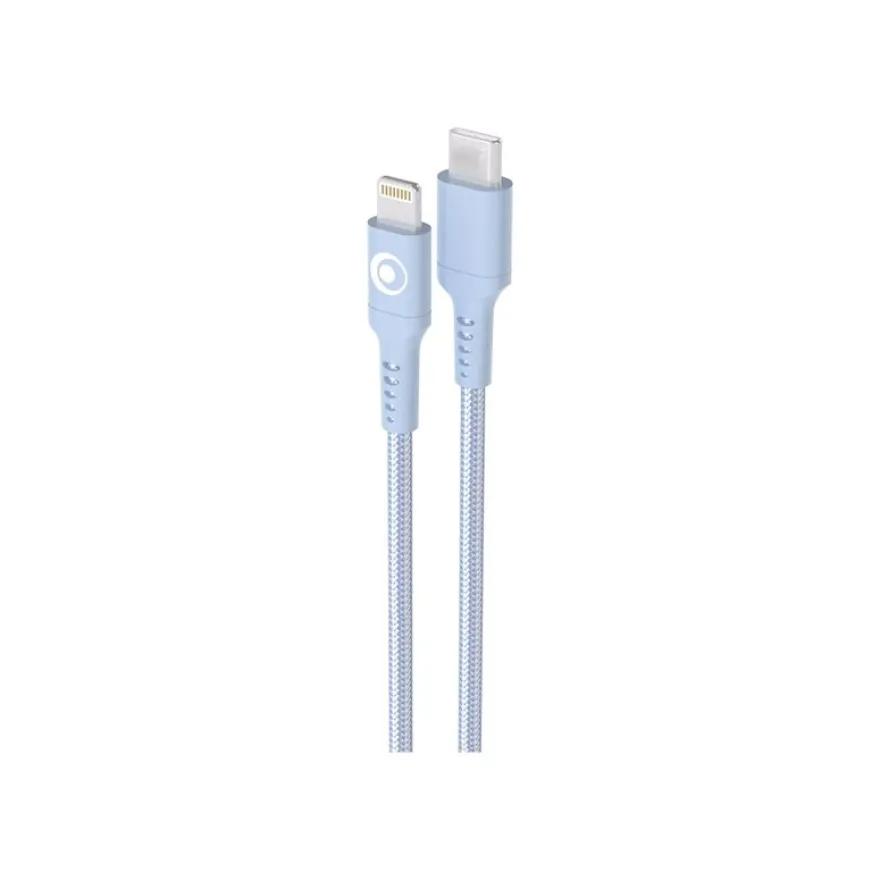 BIGBEN Connected - Câble Lightning - 24 pin USB-C mâle pour Lightning mâle - 1.2 m - bleu