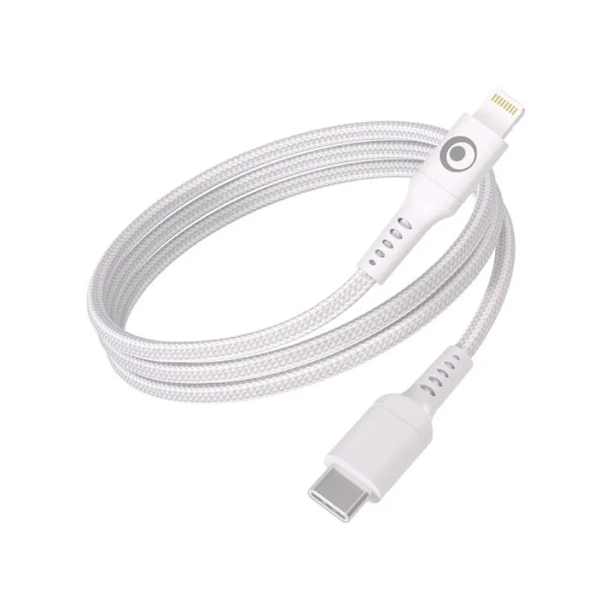 BIGBEN Connected - Câble Lightning - 24 pin USB-C mâle pour Lightning mâle - 1.2 m - blanc