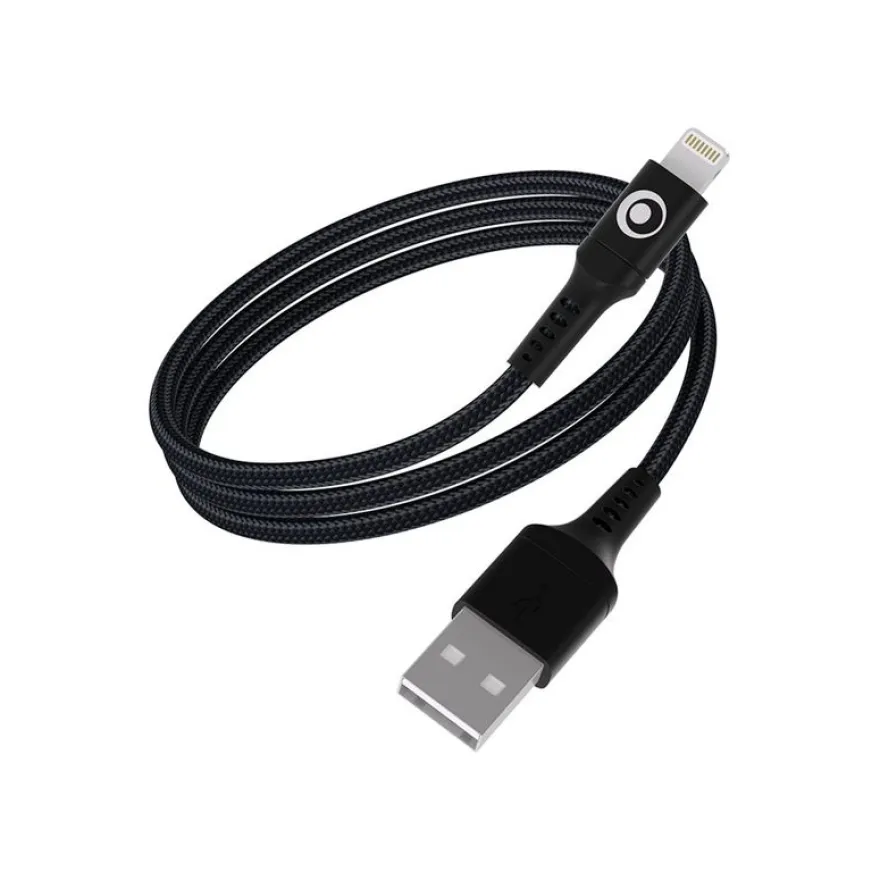 BIGBEN Connected - Câble Lightning - USB mâle pour Lightning mâle - 1.2 m - noir