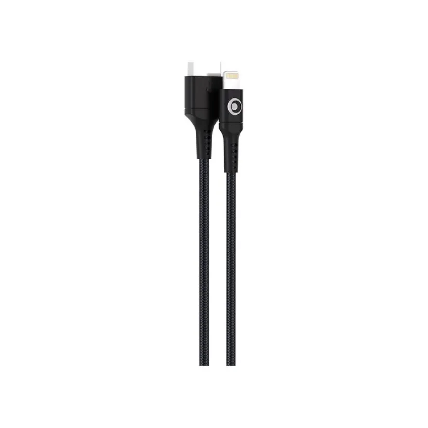 BIGBEN Connected - Câble Lightning - USB mâle pour Lightning mâle - 1.2 m - noir
