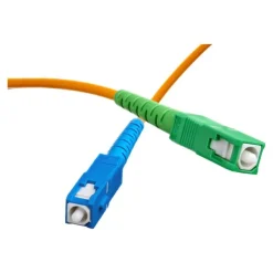 BIGBEN Connected - Câble réseau - mode unique SC/APC (M) pour mode unique SC/UPC (M) - 2 m - vert, bleu
