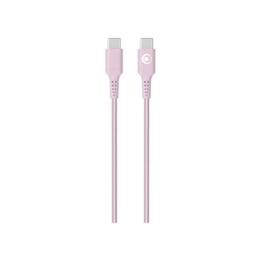 BIGBEN Connected - Câble USB-C pour 24 pin USB-C (M) - 3A/60W - 1.2 m - rose
