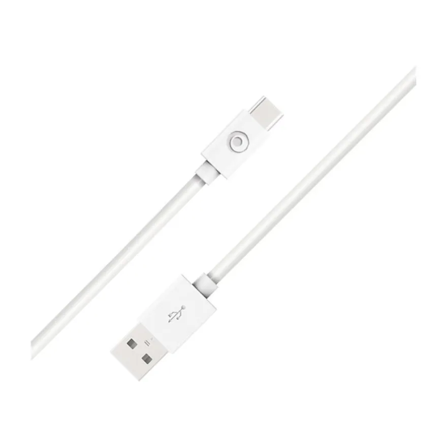 Bigben Connected - Câble USB A/USB C - 1.2 m - 3A - Recyclé - Blanc