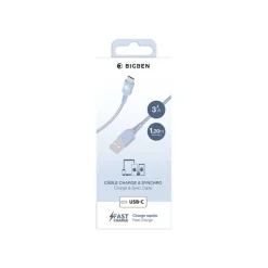 BIGBEN Connected - Câble USB pour 24 pin USB-C (M) - 1.2 m - bleu