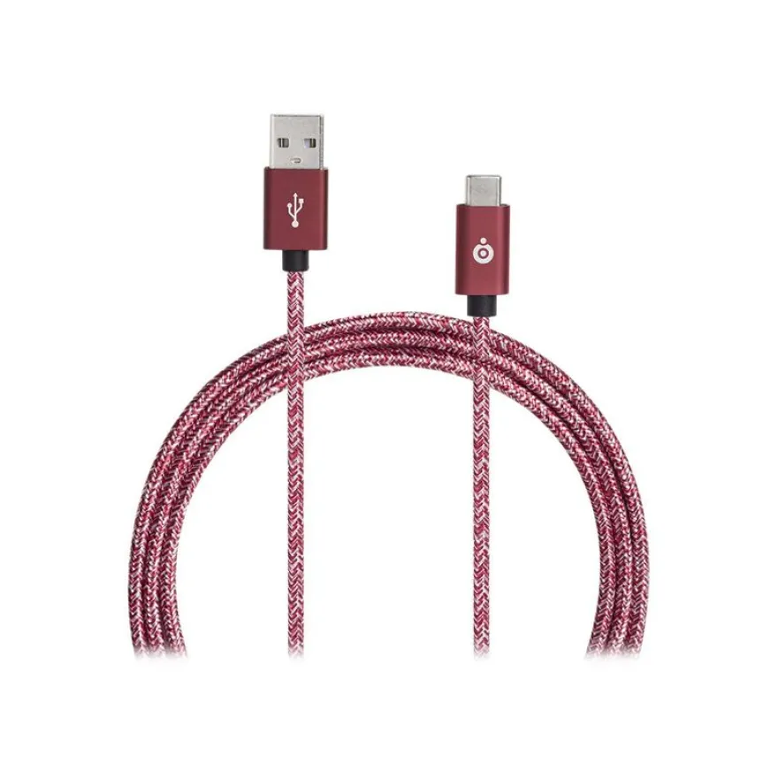 Bigben Connected - Câble USB de type-C - USB-C - 2 m - rouge