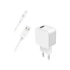 BigBen Connected - Chargeur secteur pour smartphone + câble USB A/Lightning - 1,2m - blanc