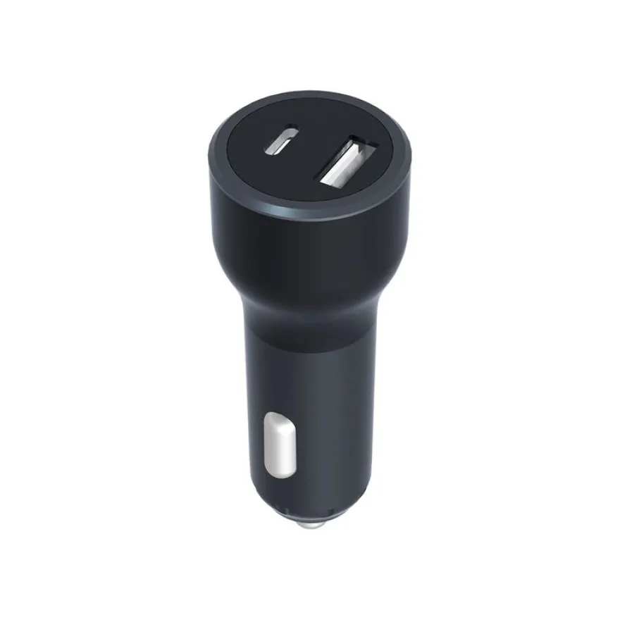 BigBen Connected - Chargeur allume cigare pour voiture - USB A+C (12+20W) - noir