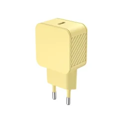 BIGBEN Connected - Chargeur secteur - 20 Watt - PD 3.0, GAN - Fast Charge (USB-C) - jaune