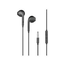 BIGBEN Connected - écouteurs Jack 3.5mm - avec Télécommande et Micro - Bouton Noir
