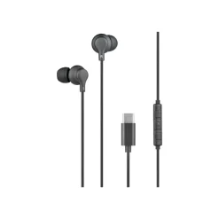 BIGBEN Connected - écouteurs USB C - Intra-auriculaire - avec Télécommande et Micro - Noir