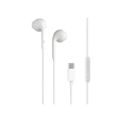 BIGBEN Connected - écouteurs USB C - avec Télécommande et Micro - Bouton Blanc