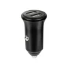 BIGBEN Connected - Double Chargeur voiture - USB A+A - 4.8A (2.4+2.4A) - FastCharge - Noir