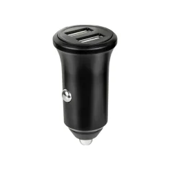 BIGBEN Connected - Double Chargeur voiture - USB A+A - 4.8A (2.4+2.4A) - FastCharge - Noir