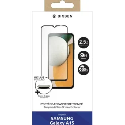 BIGBEN Connected - Protection d'écran - verre trempé pour Galaxy A15