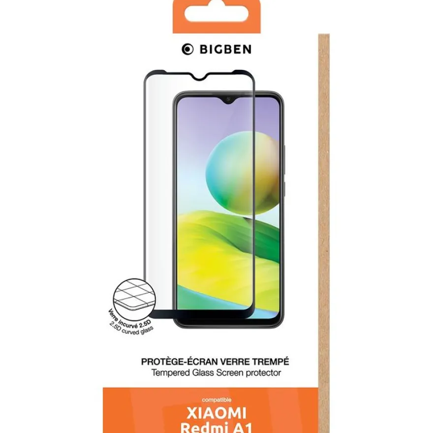 BIGBEN Connected - Protection d'écran - verre trempé pour Redmi A1/A2