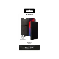BIGBEN Connected - Étui à rabat pour iPhone 17 Pro - noir