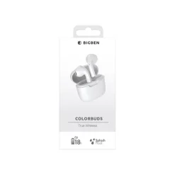 BIGBEN Connected COLORBUDS - Écouteurs sans fil avec micro - blanc