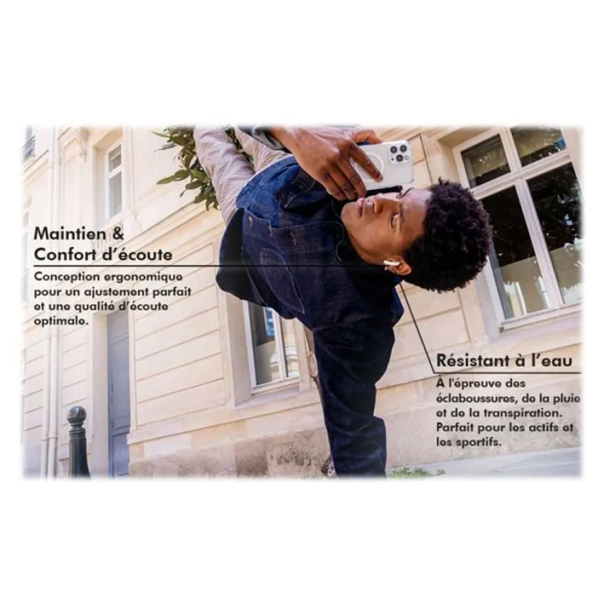 BigBen Connected Force Play - Kit main libre - écouteur sans fil bluetooth - blanc