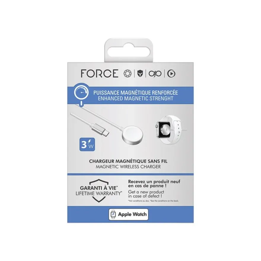 BIGBEN Connected Force Power - Plot de charge sans fil - 3 Watt - blanc