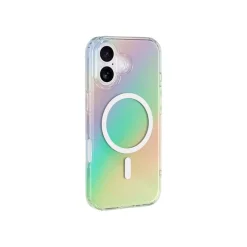 BIGBEN Connected Hybrid - Coque de protection pour Apple iPhone 17 - irisé transparent