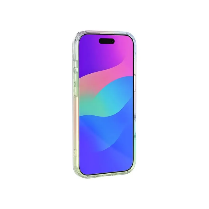 BIGBEN Connected Hybrid - Coque de protection pour iPhone Air - irisé transparent