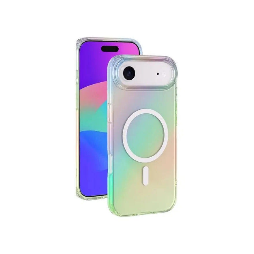 BIGBEN Connected Hybrid - Coque de protection pour iPhone Air - irisé transparent