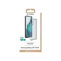 Bigben Connected Silisoft - coque de protection pour Samsung S21FE 5G - transparent