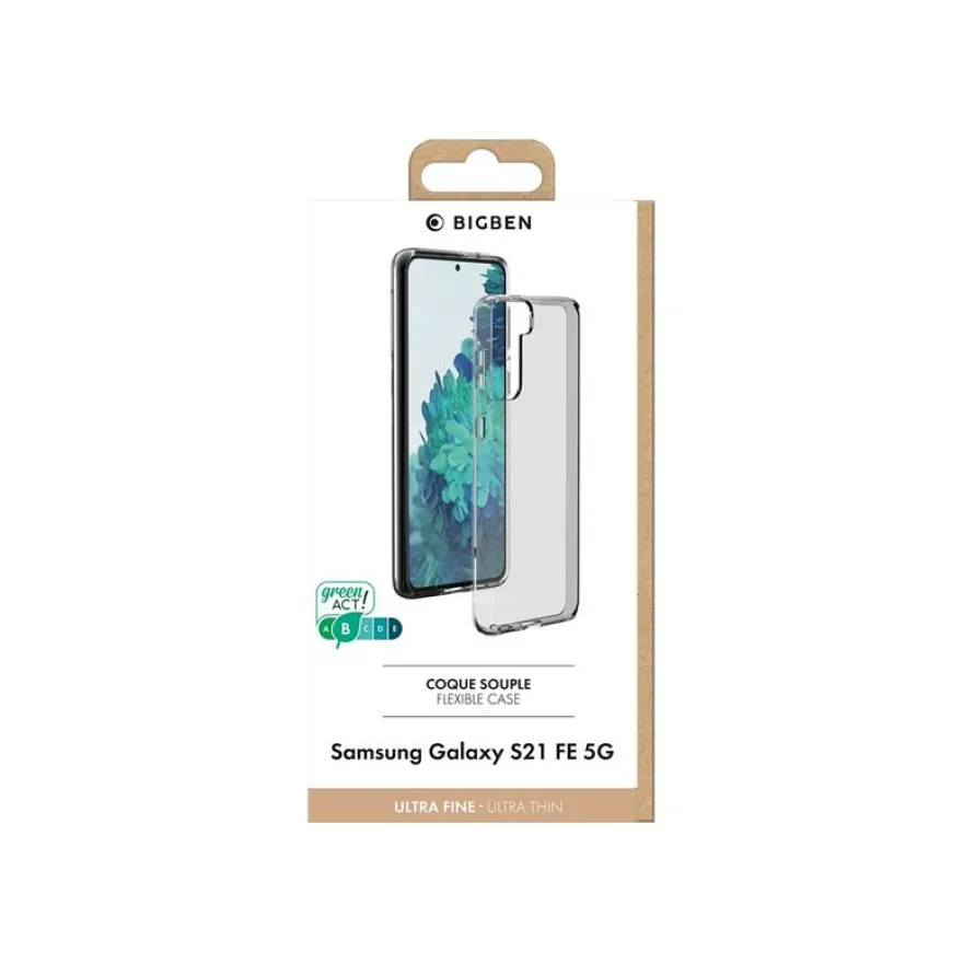 Bigben Connected Silisoft - coque de protection pour Samsung S21FE 5G - transparent