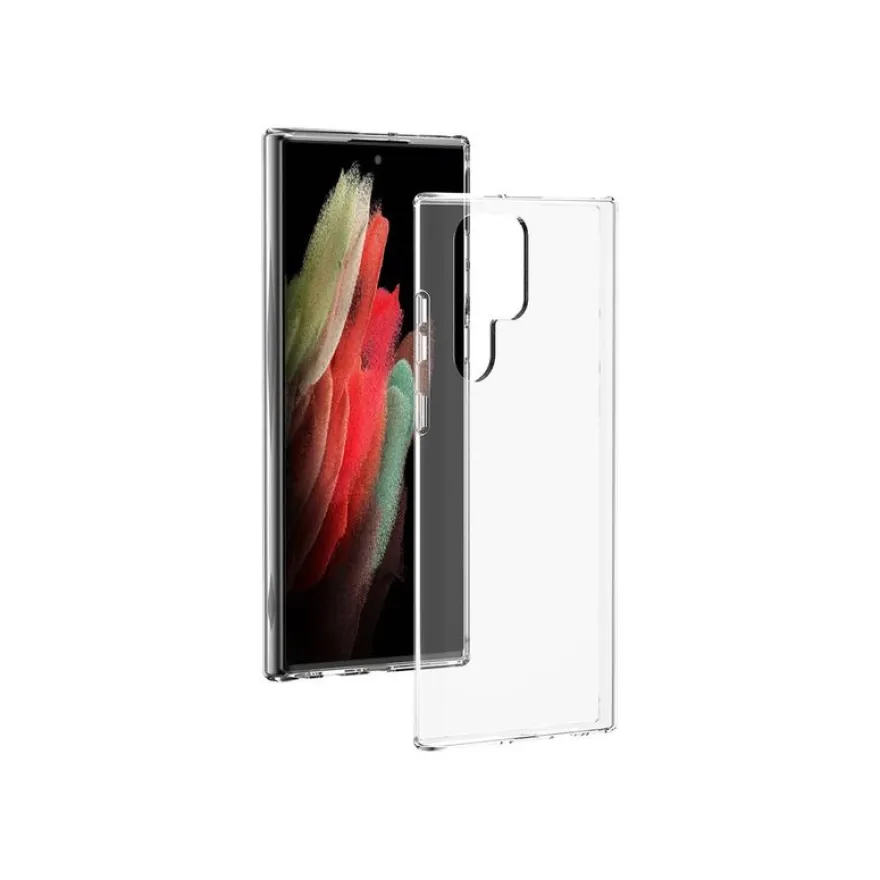 Bigben Connected Soft Silisoft - coque de protection pour Samsung S22 ultra - transparent