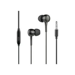 BIGBEN Connected WOW - Écouteurs filaire avec micro - jack 3,5mm - noir