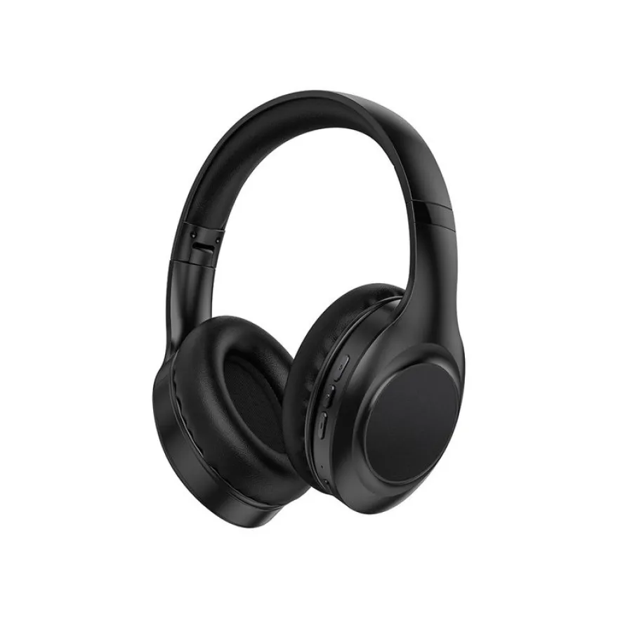 BIGBEN FeelMusic - Écouteurs avec micro - circum-aural - Bluetooth - sans fil, filaire - jack 3,5mm - isolation acoustique - noir