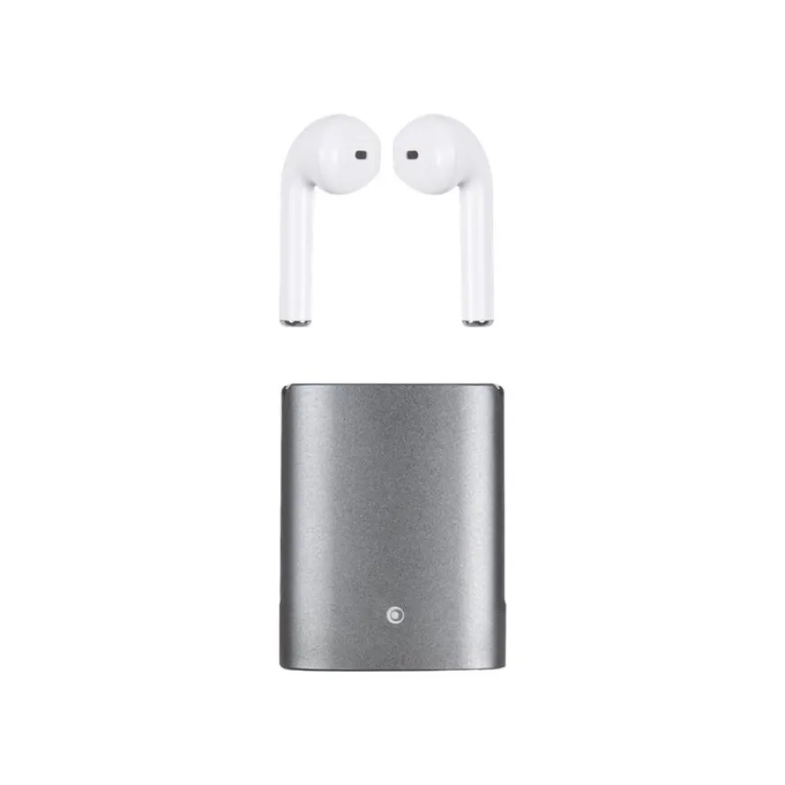 BigBen Metal Buds - Kit main libre - écouteur sans fil bluetooth - boitier noir