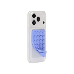 Bigben -Support de téléphone portable à ventouse - double face - bleu