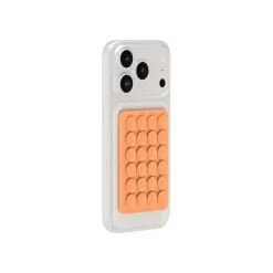 Bigben -Support de téléphone portable à ventouse - double face - orange