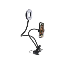 Bigben Vlogging S - kit d'accessoires contenant une pince, un flash et un support smartphone